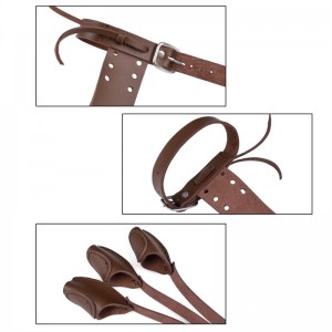 Elong Outdoor 42ft01 Fingerhandske 3-finger til Recurve Bow Archery Shooting Hunting Finger Guard