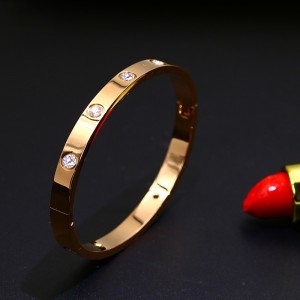 Frisk kold luft titanium stål armbånd