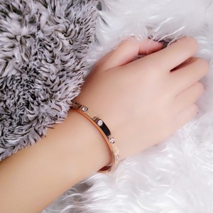 Frisk kold luft titanium stål armbånd