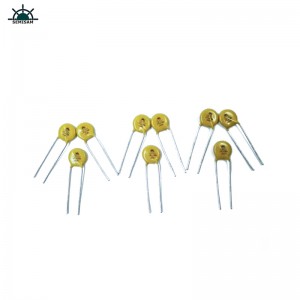 ORIGINAL ODM Modstandsleverandør Gul Silicium 10D221 Diameter 10mm Metal Oxid MOV Variør til strømforsyning