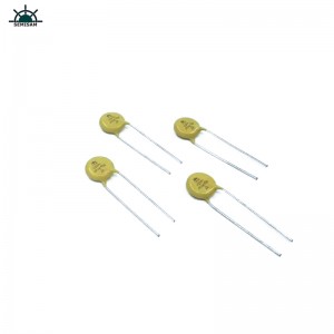 Kina ODM Electronics-komponenter, Gul MOV 10mm 10D561 560V ZINC OXIDE VARISTOR (MOVMETAL OXIDE VARISTOR)