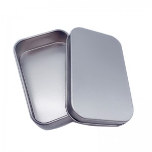 Rektangulær tin boks (95 * 60 * 22mm)