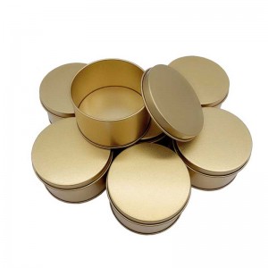 Mark Ball Frosted Metal Can med LID 65 * 40mm