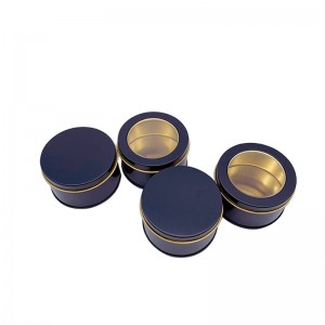 Mark Ball Frosted Metal Can med LID 65 * 40mm