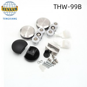 skydedør rullehjulet glas dør system hængende hjul montering hardware skydedør hjul