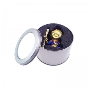 Fabrikken sælger den cylindriske topdæksel tin kan kage bokse shaving sæbe tin kan (90mm * 60mm)