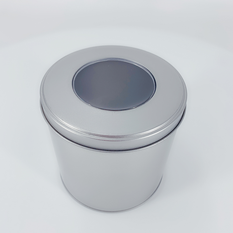 Factory Wholesale Round Tin Can Tin Box CD Case Sugar Jar Gave Box Support Tilpasning (120mm * 120mm)
