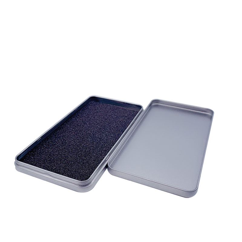 Mobiltelefon Case med LID Square Metal Box Gave Packaging Metal Box 170 * 90 * 15mm