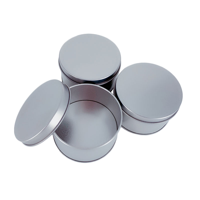 Fødevarekvalitet Candy Metal CANS Tinplate Round Tin Box 75 * 40mm