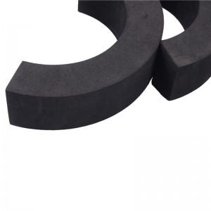 Stødabsorberende EVA heteroseksuel materiale Flammehæmmende Black Dongguan Foam EVA Heteroseksuel Materiale Støbning