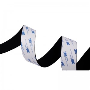 Bopu Supplies SEALED OPEN-CELL EPDM FOAM 3MM Sort stødabsorberende skum kan skæres i strimler af skum