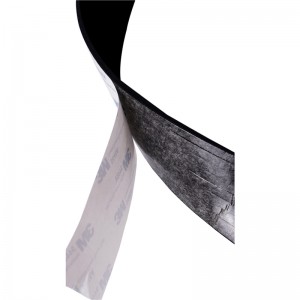 Bopu Supplies SEALED OPEN-CELL EPDM FOAM 3MM Sort stødabsorberende skum kan skæres i strimler af skum