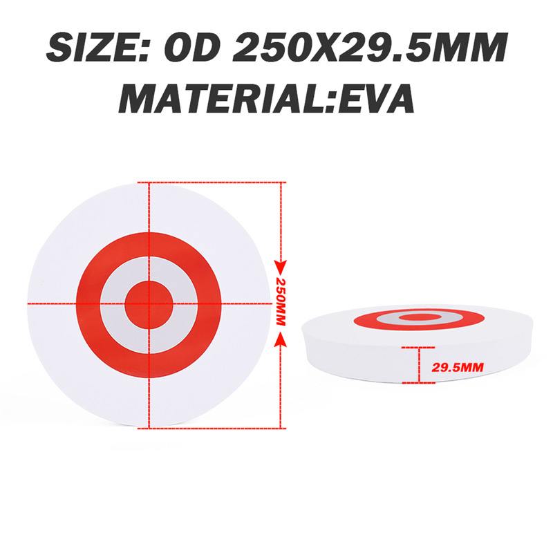 Elong Outdoor 410025-01 Eva Youth Archery Arrow Foam Target for optagelse Practice Disc Target Foam Disc
