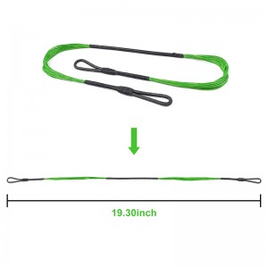 Elong Outdoor 280046-03 19.3inch 20 Strands Crossbow String Fluorescerende Grøn til COBRA System Adder/R9