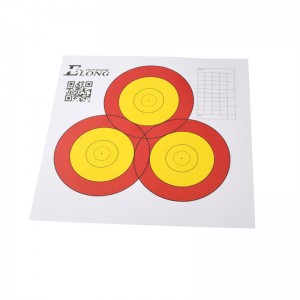 Elong Outdoor 41TF02 Mål Face Archery Arrow Target Face Shooting Practice Brug af udstyr