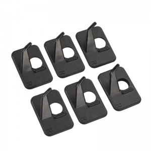 Elong Outdoor 250002-01 Rh Plastic Black Color Arrow Rest Recurve Arrow Rest til Udendørs Bow Target Shooting