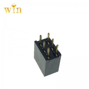 2.54mm pitch 2x3p stikkontakt Kvinde header