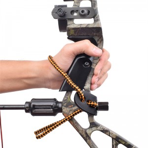 Elong Outdoor 470018 Wrist Sling Orange Farve Læder Metal Gromet Bueskydning Forbindelse Bow Shooting Udstyr