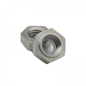 Carbon stål hex møtrik indbygget gummi ring rustfrit stål fræsning præcision cnc drejende dele