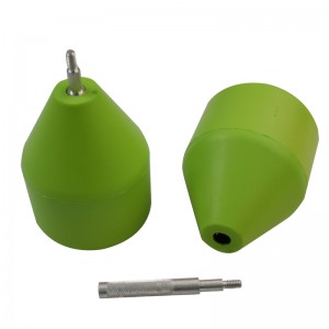 Elong Outdoor 157943 Foam Arrow Head CS Game Lim-in Archery Sponge Arrowhead Foam Tips til Bueskydning Skydespraksis