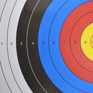 Elong Outdoor 41TF01 60 * 60cm Target Face Paper til bueskydning Practice Target Shooting