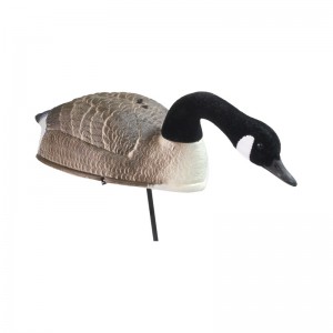 3 hoveder foranderlig Half Shell Plastic Goose Decoy til jagt og park