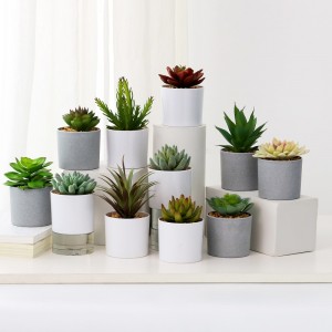 Hot Sale Kunstig Succulent i Melamin Pot til salg