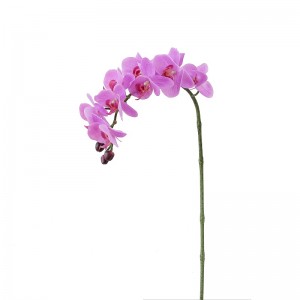Højkvalitets ægte berørt enkelt gren kunstig orkidé til salg