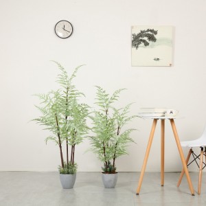 Realistiske falske planter kunstigt plante kunstigt træ med gryde til salg