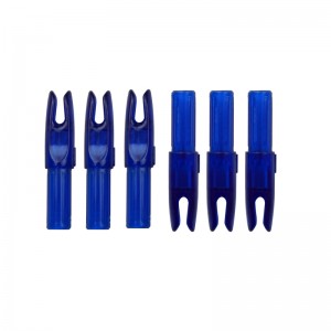 Nika Bueskydning 14N841 Plastic Insert Nock til Bueskydning ID. 6.2mm carbon/aluminum pile shooting