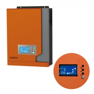 Inverex km 2.2kw Solar inverter med MPPT Solar Charge Controller Pure Sine Wave Passer til alle former for Hjem og Kontorapparater
