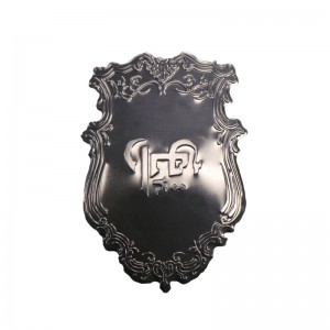 Metal guld anodiseret tilpasset aluminium parfume klistermærke