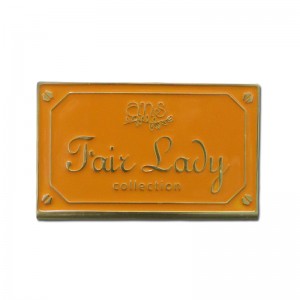 Høj kvalitet Custom Brand Fashion Matte Finish Metal Navn Etiket Silke Udskrivning Aluminium Business Besøg kort til eget logo