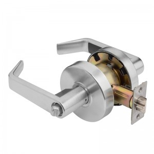 7201 Heavy Dutis Commercial Lever Door Lock (indgangsfunktion, Satin Chrome) Grad 2 Industrial Door Handle