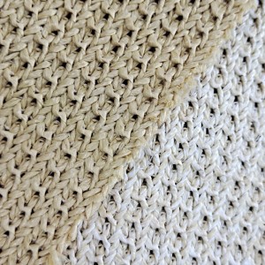 Genanvendt vævet stof mode