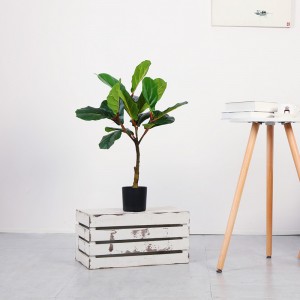 Levende planter Green Leaf Artificial Tree Kunstige planter til indendørs og udendørs Home Deco