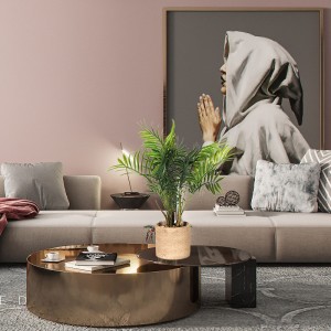 Plastik kunstige planter dekorative til stue med høj kvalitet og flot udseende og ægte rørt stemning.