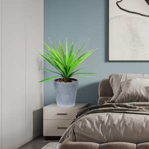 Hot Sale High Quality Engros Plastic Artificial Potted Plants Kunstig grøn Dekorativ