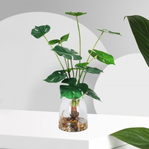 nyligt designet hot sale høj kvalitet engros kunstige potte planter kunstig grøn dekorative