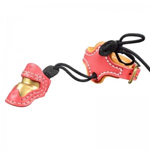 Elongarrow S størrelse Thumbarmor+Wrist Strap Archery Finger Protection Shooting Tilbehør