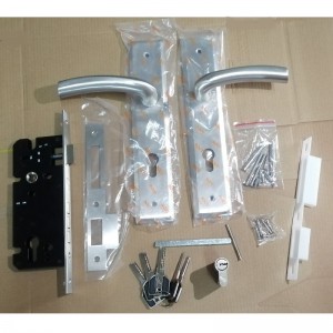 6003 lang pladedørhåndtag i rustfrit stål.