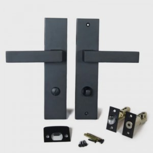 6203 Moderne zinklegering hoveddørhåndtag Låsindgangshåndtag Sætter hoveddørlås sæt