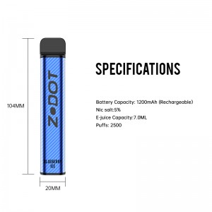 2500 puffs Edisposabl Pave Pen