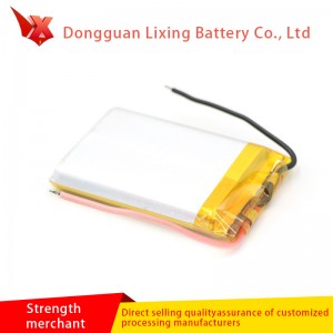 Factory Direct Selling Lithium Battery 804060-2500MAH3 7V Soft Pack Battery Knappen Elektronisk genopladeligt lithium batteri