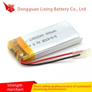 Stor forsyning af lithium batteri 502040 3.7V Voksen Supplies Batteri Walkman Backup Power 400mAh