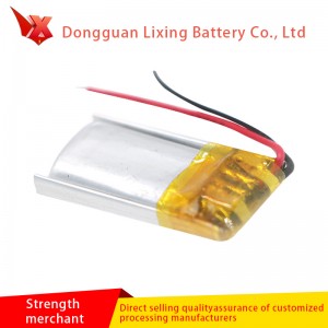 Fabrikanten leverer 401220-3.7V Soft Pack lithium ion polymer batteri og 60mAh tilpasset batteri til Bluetooth Headset