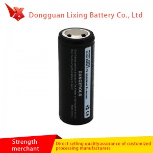 Fabrikanten leverer 5000mAh polymer batterinr. 2 Genopladeligt batteri til 32650 lithium batteri lommelygte