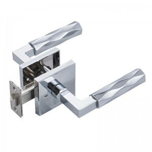 S7131 Heavy Duty Square Keyless Doile Door Lock med unik diamantknuret design