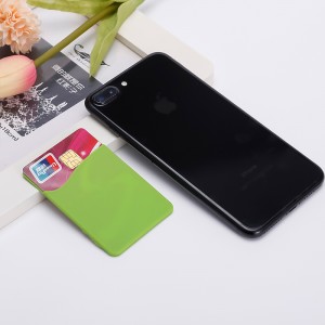 Adhesive Phone Pocket Cell Phone Stick på Card Wallet Sleeve