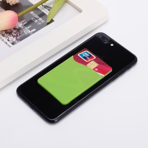 Adhesive Phone Pocket Cell Phone Stick på Card Wallet Sleeve